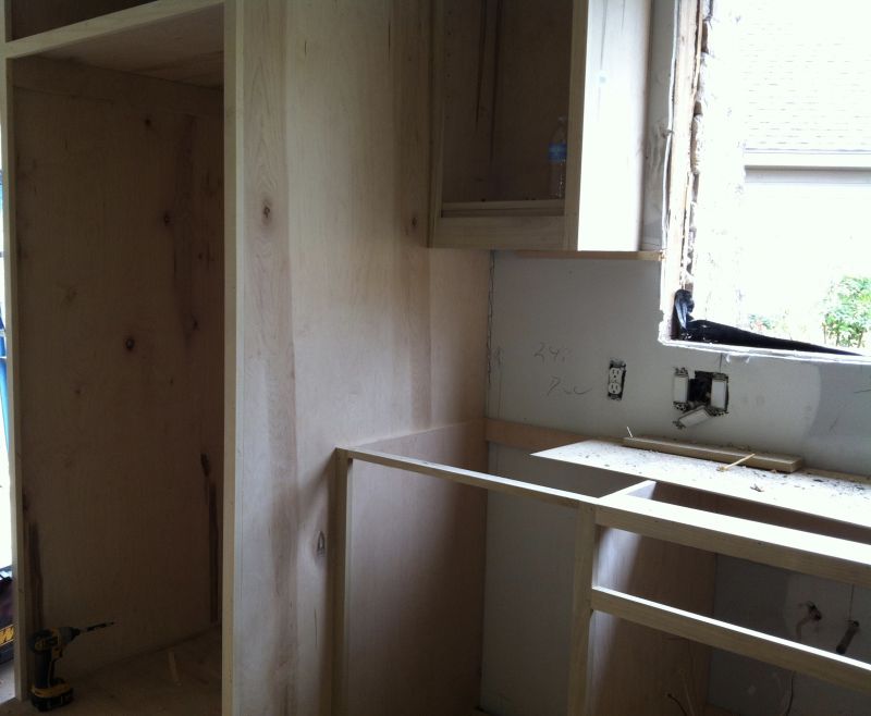 Kitchen Cabinet Staining