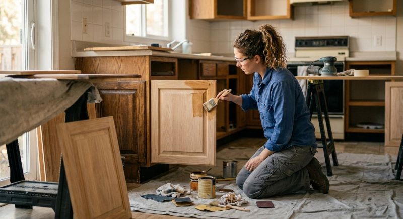 Kitchen Cabinet Refinishing in Lafayette, IN